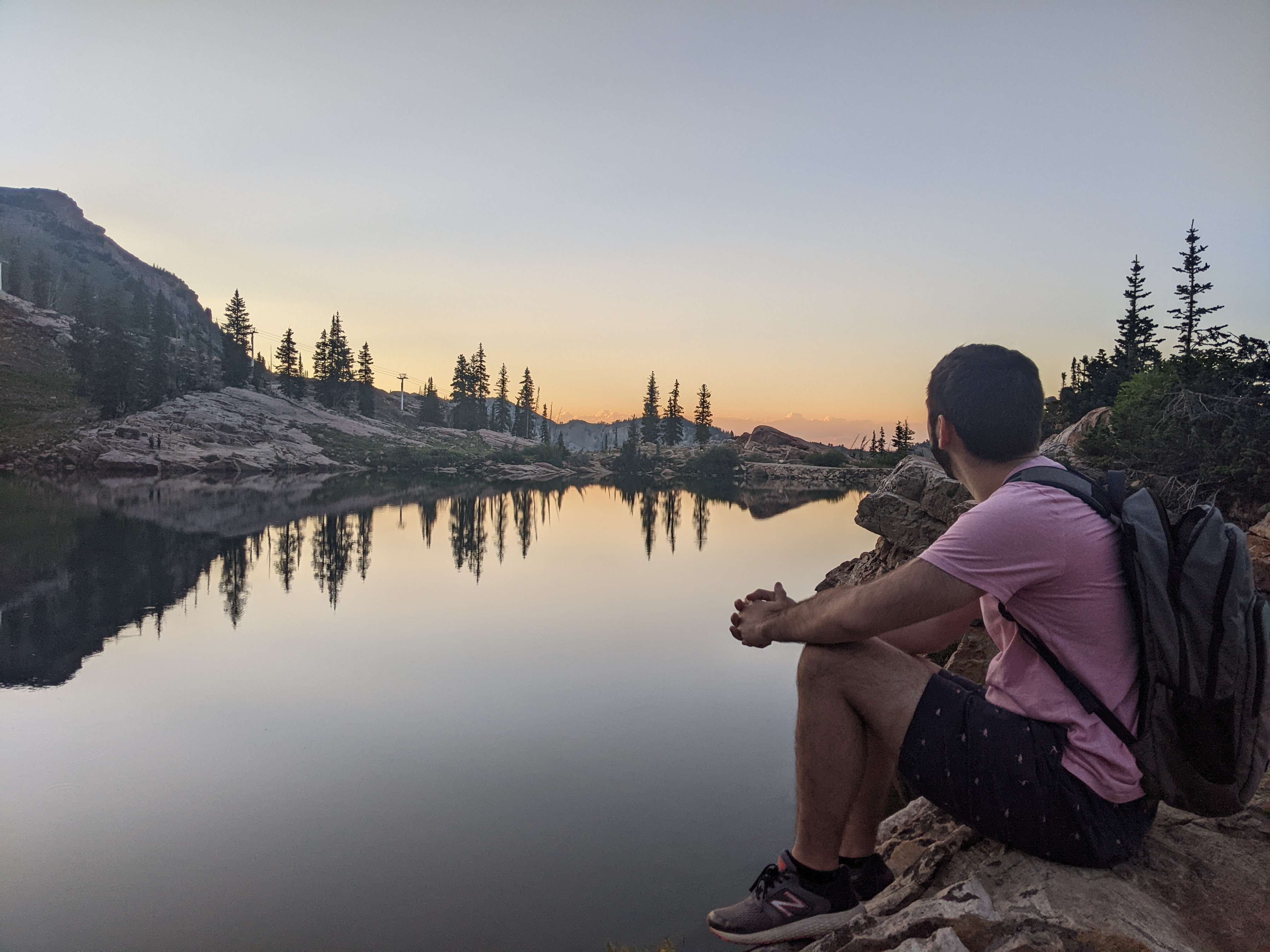 Sunset in the Mountains